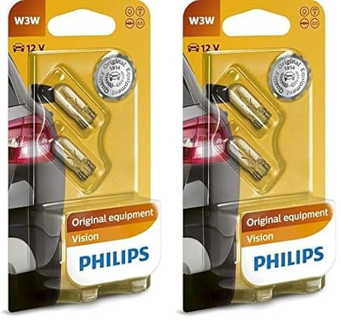 Philips Vision W3W, Lampe De Signalisation, Blister De 2 (Lot de 2)