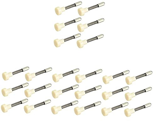 ORFOFE 4 Sätze Krippenriegel Fensterriegel Mini-krippenriegel Federbelasteter Verriegelungsstift Universal-käfigtürriegel 6 Stück * 4