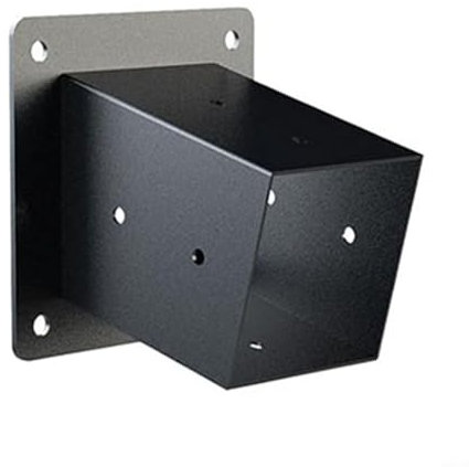 SMZhomeone Juego de soportes de pérgola para techo inclinado, pérgola, soportes de pared con hardware para porche de 4 x 4 pulgadas, vigas de madera para terraza, pérgola, cabañas de troncos (B)