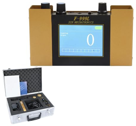 SHAHRYAR Detector Acústico De Fugas De Agua,Detector Profesional De Fugas De Agua Subterránea,4 Ajustes De Frecuencia,para Tuberías De Agua Y Calefacción por Suelo Radiante
