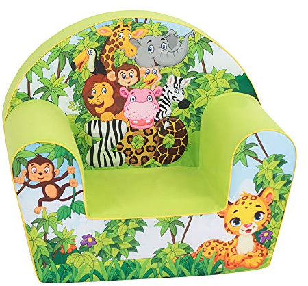 Knorrtoys 68356 - Kindersessel - Jungle, Grün, 51 x 34 x 42 cm