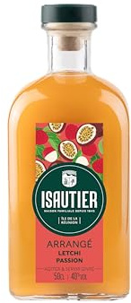 Isautier - Rhum Arrangé Letchi Passion - Ile de la Réunion - 40° (1 x 0,5L)