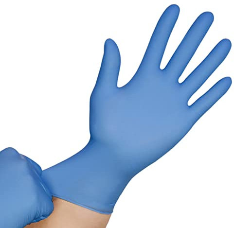 NIAN 100Pcs Disposable Nitrile Gloves Purple Wostar Waterproof Non-Slip Oil Resistant Household Kitchen Dishwash Work NitrileGloves