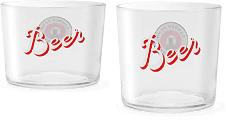 Camden Town Official Brewery Jacks 1/2 Pint Glass - [Set of 2]