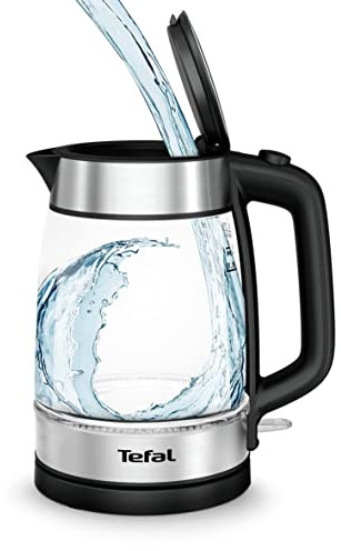 TEFAL KI700830 - Hervidor de agua (1,7 L, cristal y acero inoxidable)