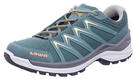 LOWA Innox Pro GTX Low Shoes Women's Conifer Mandarin, Green, 8.5 UK