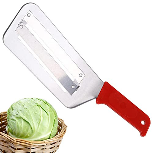 Firulab repollo - Trituradora rebanadora repollo Acero Inoxidable con Doble Cuchilla | Utensilio Cocina Parer para Picar repollo, Verduras, Col, chucrut