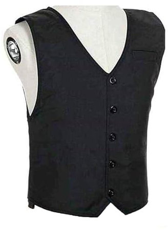 Fotrsta Chaleco A Prueba De Balas Ejecutivo, Armadura Corporal Discreto Ocultable Nivel IIIA Camiseta Suave Antibalas Ropa De Trabajo para Protección De Seguridad Personal