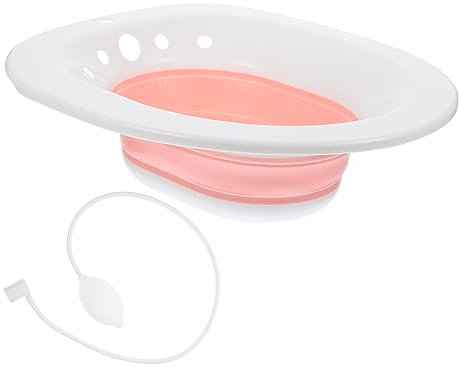 Gatuida Toilettensitz Sitzbadewanne Für Toilettensitze Waschbecken Für Wochenbettpflege Hockfreies Waschbecken Sitzwaschbecken Passt Für Ältere Schwangere Und Patienten