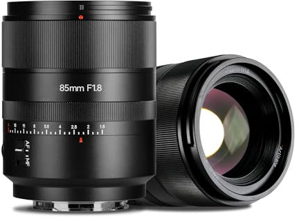 7artisans AF85mm f1.8 Full Frame Portrait Automatic Lens Compatible for Nikon Z5 Z6 Z7 Z6II Z7II Z9(Black)