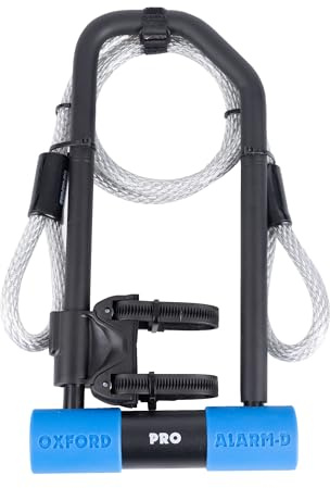 Oxford LK369 320 x 173mm + 1.2m Cable Alarm-D Pro Duo, Black/Blue, Set of 3 Pieces