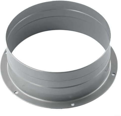 9,6 - 20,3 cm Metallflansch Entlüftungsrohr Kanalverbinder Flansch Metall gerader Rohrflansch für Heizung, Kühlung, Belüftungssystem (150 mm)
