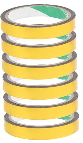 LALAFINA 6rollos Cinta Washi Autoadhesiva Dorada para Manualidades Decoración De Paredes y Scrapbooking