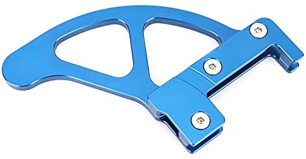 Disc de frein arrière Couvre de protection de protection accessoires de moto de haute qualité matériau en alliage en aluminium anti-corrosion et haute résistance pour une (Bleu)