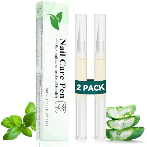 Nail Care Pen 8 ml, 2 penne idratanti e rinforzano le unghie con aloe vera, olio di tea tree, vitamina E e molto altro ancora