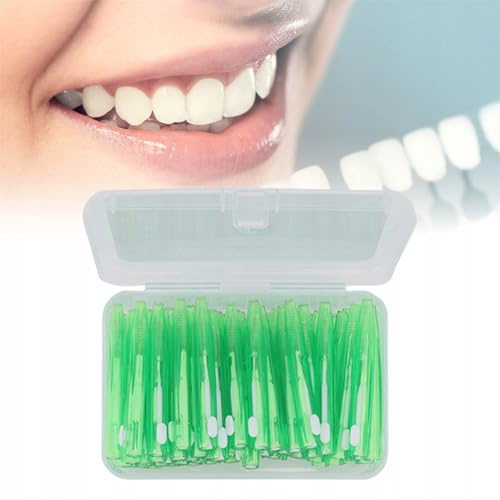 Set di 60 spazzole interdentali retrattili, strumenti per l'igiene orale, spazzole dentali con setole morbide, spazzole per la pulizia orale, detergenti interdentali facili da usare per l'igiene orale