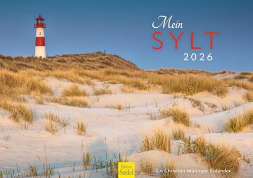 Edition Seidel Premium kalender My Sylt 2026 format DIN A3 väggkalender Tyskland östfriesland Nordsjön kust hav strand ö Christian Müringer