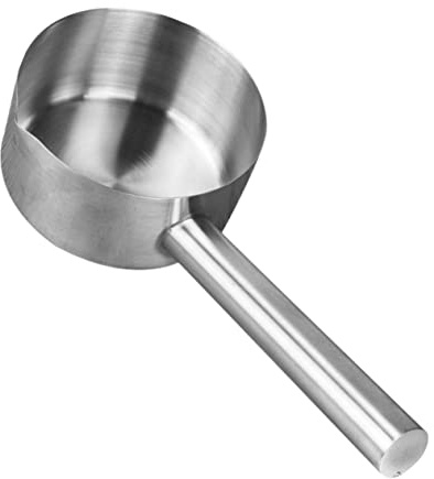 Alipis Louche de Cuisine Acier Inoxydable Épais avec Bec Verseur Louche à Soupe et Eau Multifonction pour Usage Domestique Résistante
