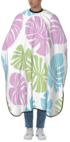 Woshuwo Monstera Minimalist Hair Cutting Apron,Salon Barber Apron For Adult