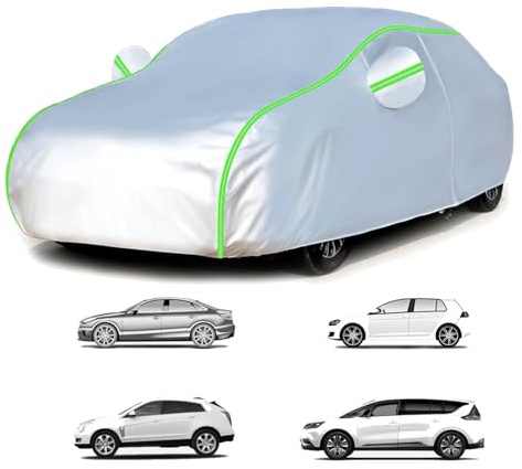 Car Cover for Jaguar XK 2007-2014 (479.4 x 189.2 x 132.9cm),Breathable Car Cover-Waterproof+Dustproof+UV Protection,Frost Resistant & Scratch Proof with Elastic Hem