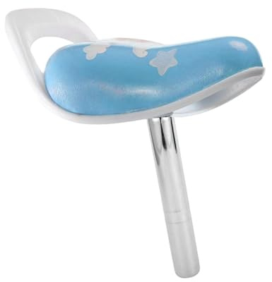 Ronyme Universal Wide Bike Seat Cover for Kids, Replacement Soft Gel Bicycle Saddle Pad Cushion, Fits Most 12 to 16 Inch Children's Bicycles, Comfortable Riding Accessory for Boys and Girls, Blue
