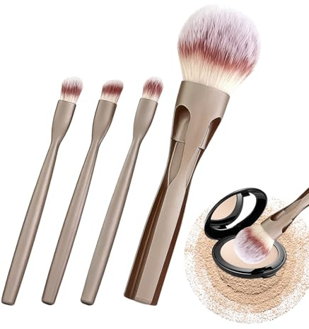 Makeupborstset - Mjuk borst magnetiskt ergonomiskt handtag | Professionellt sminkborstar - för kvinnor nybörjare hem kontor resor utomhus semester födelsedag bröllopsfest