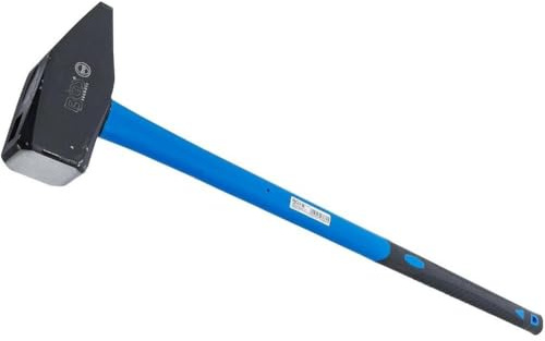 Schmiedehammer 5000g - Fiberglasstiel, DIN 1042 - robust und ergonomisch, Pro - D-Work