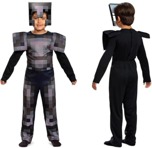 Minecraft Costume, ufficiale Nether Armor Outfit for Kids Minecraft Costume