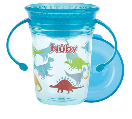 Nûby - Gobelet Magique 360° en Tritan - 240 ml Turquoise