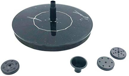 Cabilock Mini Fontaine Solaire Pompe De Bassin Solaire Fontaine Solaire D'extérieur Fontaine De Jardin Solaire Fontaines Extérieures Solaires Pompe Fontaine Solaire Piscine Solaire Rond