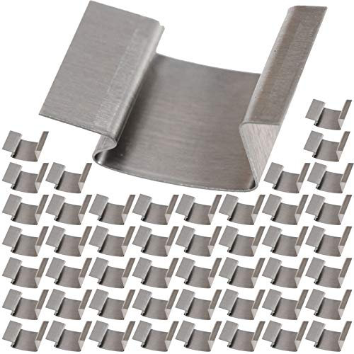 SPARES2GO Greenhouse Glass Sprung G Clips (Pack of 50)