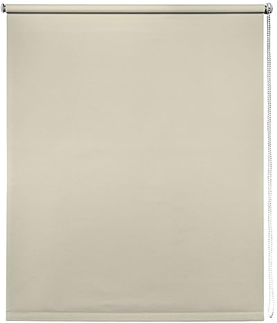 Natural Thermal Blackout Roller Blind - 110cm width x 165cm drop | Natural thermal blackout roller blind. 110cm width x 165cm drop. Suitable for recess or face fitting. Energy efficient.