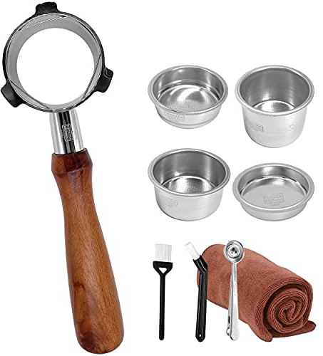 NEOUZA 51mm Bottomless Portafilter Compatible with De'Longhi La Specialista Coffee Espresso Machine EC9335 9155 9355 9665