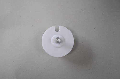 Leudus LUP068, runde Tuchrollen-Achse, 60mm, weiß, Markisenzubehör & Ersatzteile Markisenkapsel Wellenkapsel