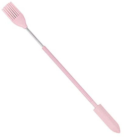 Harilla 3 Pièces Mini Spatules de Maquillage Dernière Goutte Lotion Agitateur Petites Spatules de Maquillage Set Cuisine Petites Spatules pour Fond de Teint, Pinceau Spatule Rose
