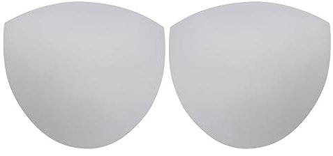 EMDOMO Removable Bra Pads Inserts Large Size Bra Pads Women Half Round Thick Cushion Sports Cups Bra Insert for Bikini Top Swimsuit (Pack of 3 pairs) (White)