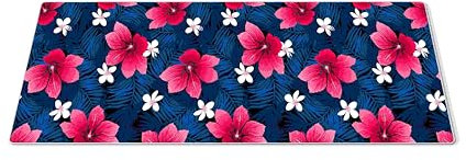 EHOMERY Mauspad Japan Style Mouse Mat Gaming Blume Mauspad Mit Foto Mouse Mat Printed Für Die Schreibtischdekoration - 1 Pack [30x80 cm]