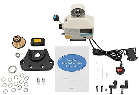 Levkitch Power Feed X-Axis for Milling Machine,135lb/in 155kg/cm 0-210RPM Table Milling Machine Power Feed 220V,for Knee Type Milling Machines