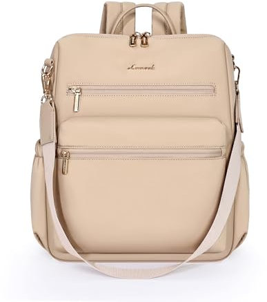 LOVEVOOK Rucksack Damen Klein, Cityrucksack Handtasche 2 in 1, Wasserdichter Schultertaschen Tagesrucksack Schulrucksack Mittelgroß, Casual Daypack Backpack Women Elegant für Freizeit Schule Arbeit