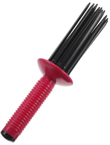 ADOCARN Pettine Arricciacapelli Antiscivolo Per Chioma Ricci, Spazzola Rotonda Districante Per Lo Styling Phon, Strumento Multiuso Per Volume e Chignon Naturali