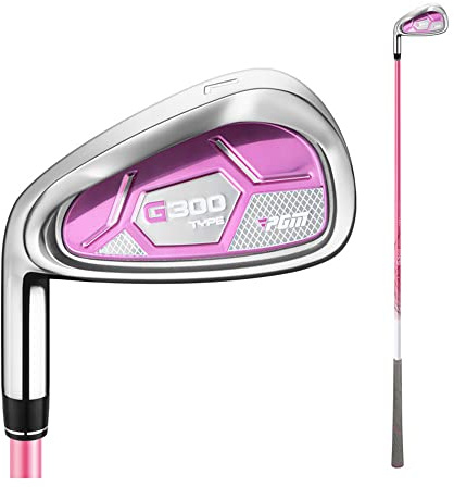 Ferri da golf da donna, per mancini, 30 gradi, ferro #7, ferro acciaio/carbonio, per golfisti sportivi (sinistra, #7 (con albero in carbonio))