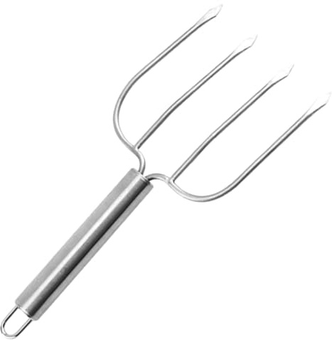 Stainless Steel Bbq Fork Long Handle for Meat and Fruit