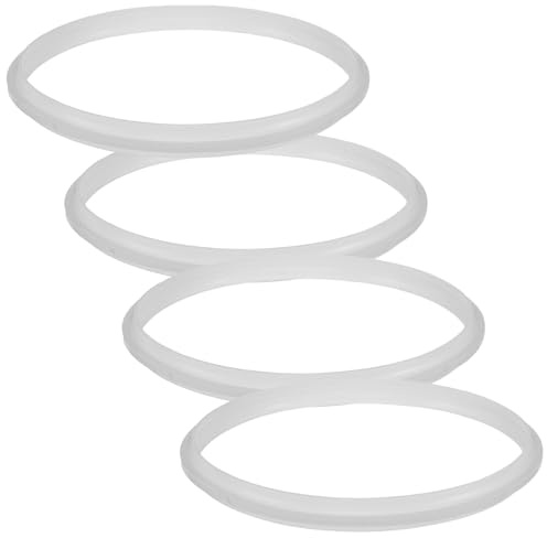 SHOWERORO Juego de 4 Juntas de Silicona para Eléctrica 5L/6L Anillos de Sellado de Reemplazo Herméticos Resistente a Alta Temperatura Accesorio para Cocina Segura