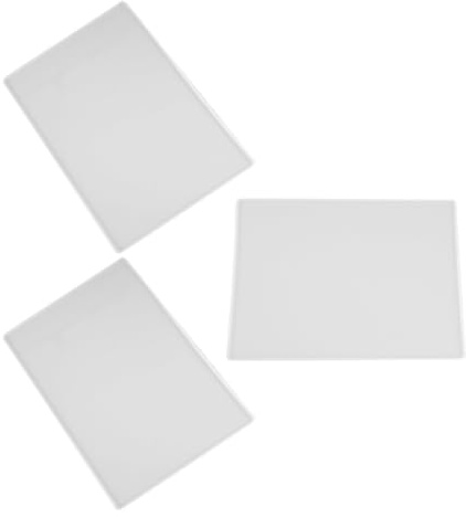 MUELODSIC Molde de Silicona Flexible para Mantel Individual de Resina Epoxi, Reutilizable, Rectangular, 3 Unidades, Antiadherente, Adecuado para Manualidades y Fundición de Manteles