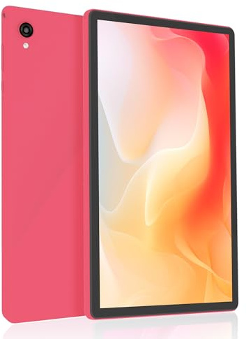 Tablette Android Veidoo, écran tactile IPS HD de 10,1 pouces, 3 Go de RAM + 32 Go de stockage, processeur octa-core, WiFi, Bluetooth 4.0, double caméra, longue durée de vie de la batterie (Rose clair)