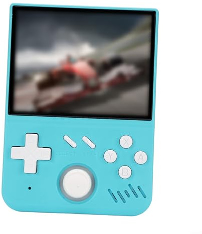 HomeVortex Portable Retro Handheld Game Console,with 3.5 Inch Screen and 3D Joystick, ABS Compact for Gaming, Expandable Memory Card Included(Teal)