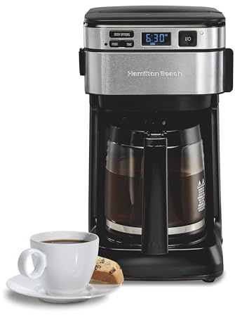 Hamilton Beach 12 Cup Programmable Coffee Maker, FrontFill Drip Coffee Maker