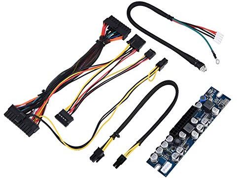 PC Netzteil DC 12V Eingang 300W Computer Netzteilmodul mit 24Pin Connect/AUX/SATA Kabel