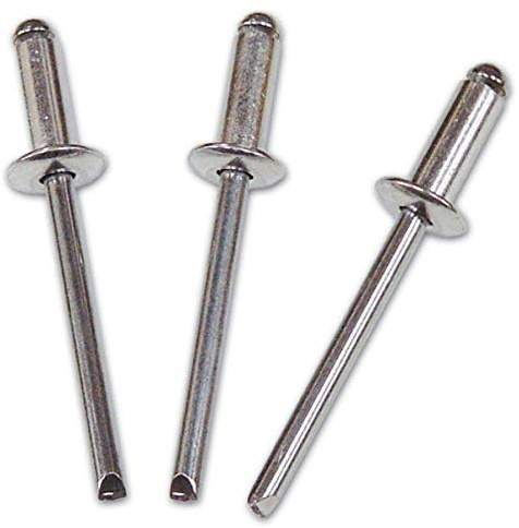 3X10 MM RIVETTI ALLUMINIO A STRAPPO - CONFEZIONE 1000 PZ- BRIXO RIVETTATRICE RIVETTO