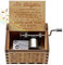 You Are My Sunshine Daughter Music Box,Mum to Daughter Music Box Mechanism Antique Carved You are My Sunshine Hand Crank Music Box for Mom to Daughter's gift